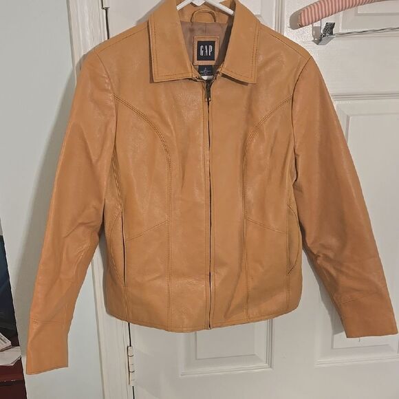 GAP Tan Lightweight Shirt Jacket - Picture 1 of 7